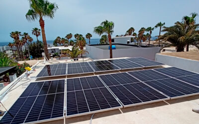 Instalación de Placas Solares en Puerto del Carmen de 6,00 kWp, Lanzarote